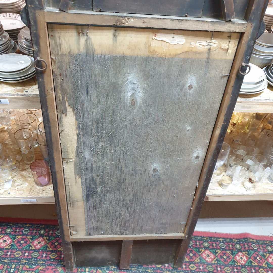 Старинное деревянное зеркало. Резьба по дереву. До 1917 года. Размер 150х55 см. Картинка 6